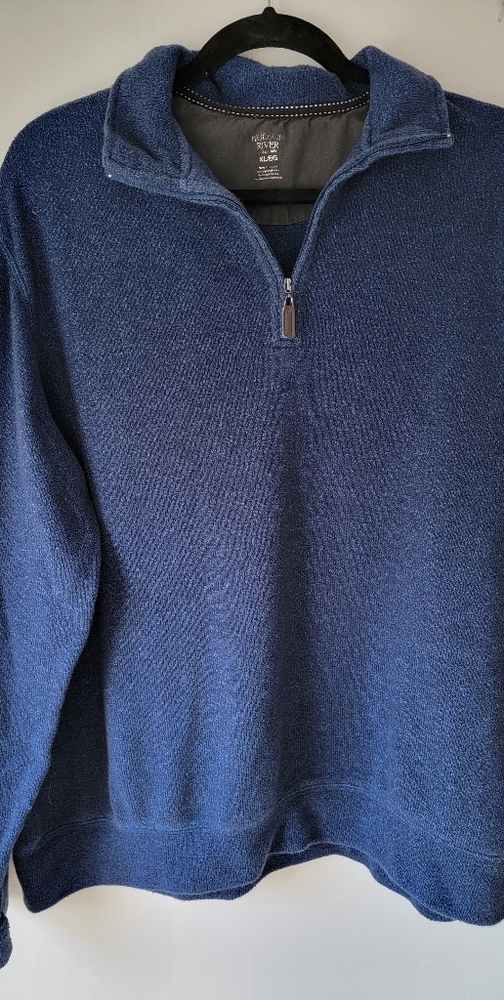 Quarter zip Hudson River sweater